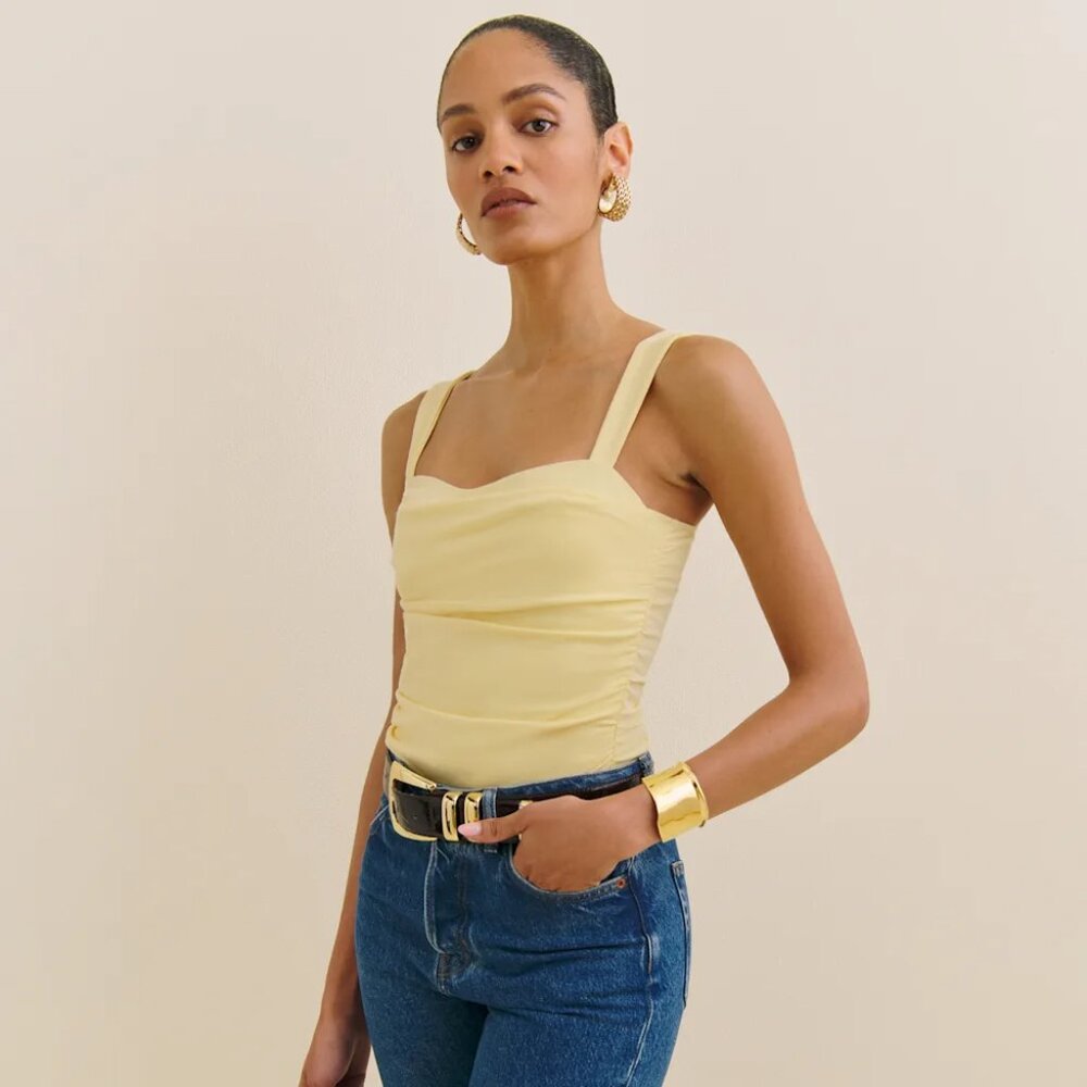 NWT Reformation Trish Knit Top